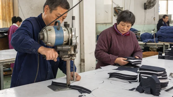 Cutting work — wider production view