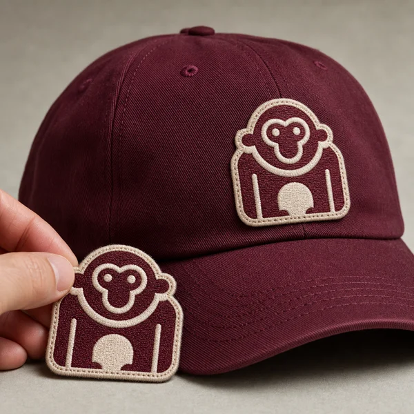 Embroidered patch headwear customization reference