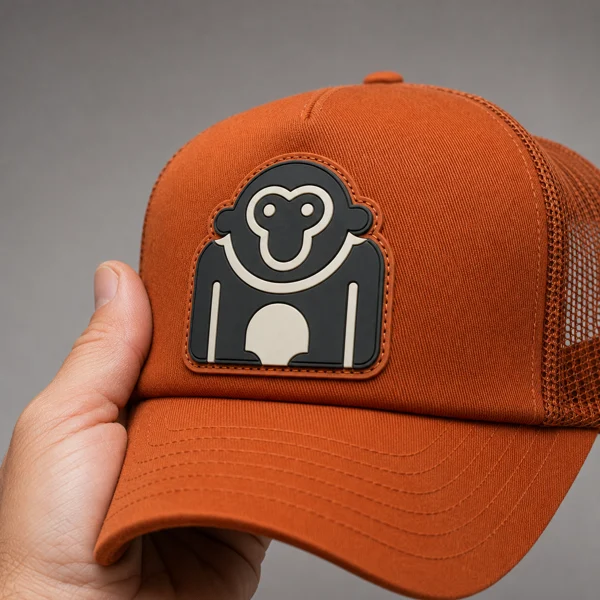 PVC / silicone-style patch headwear customization reference