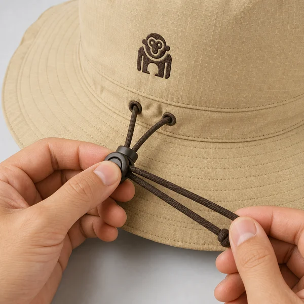 Cord adjustment headwear customization reference