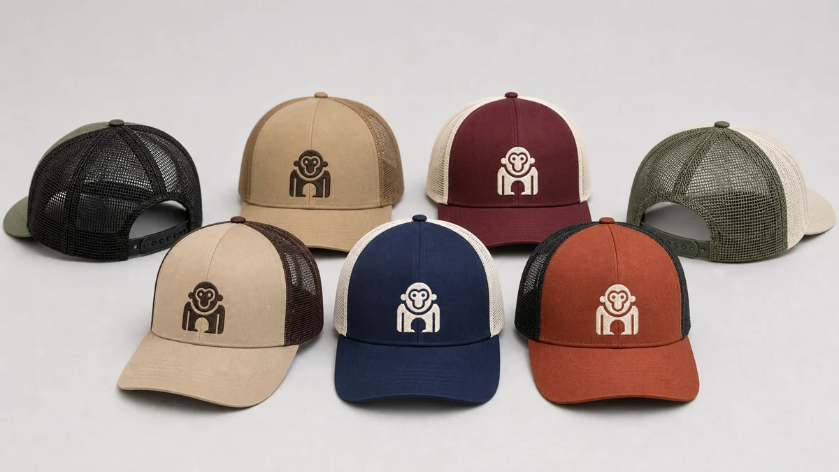 Custom trucker hats color collection