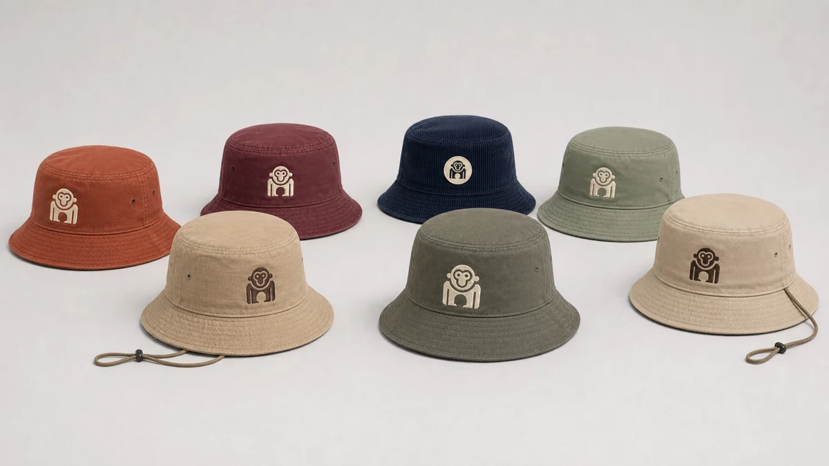 Custom bucket hats color collection
