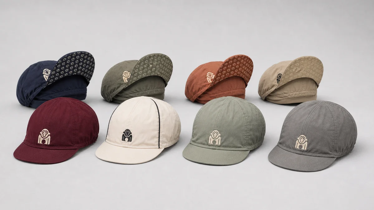Cycling cap color collection