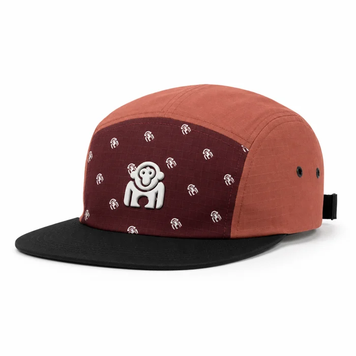 Colorblock camper cap