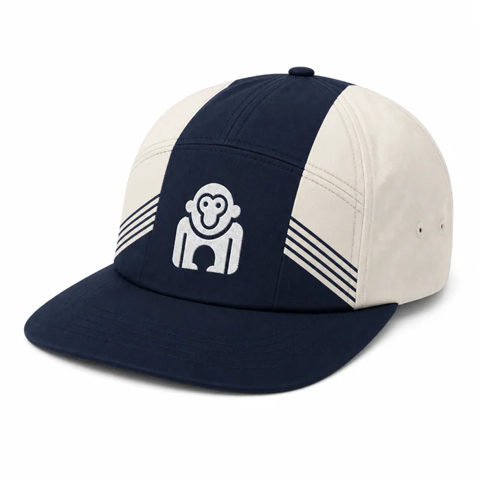 Seven-panel stripe cap