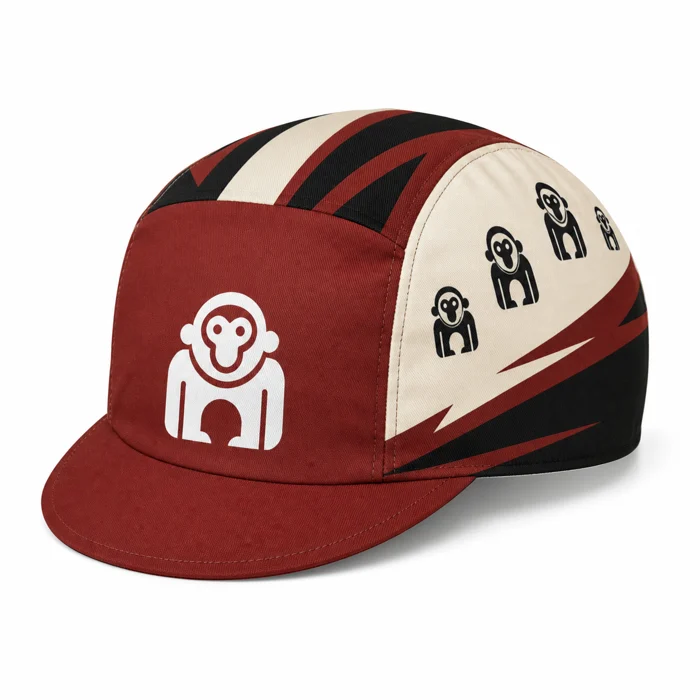 Graphic cycling cap