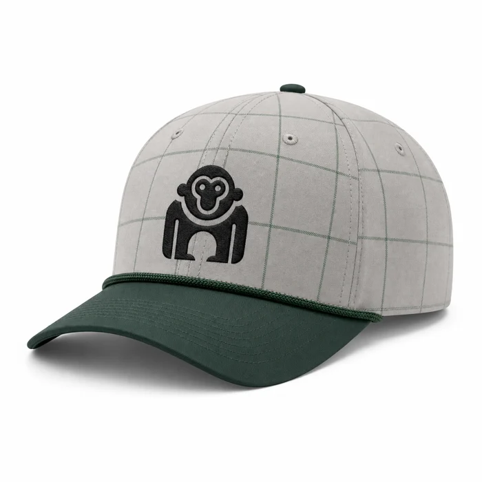 Check golf cap
