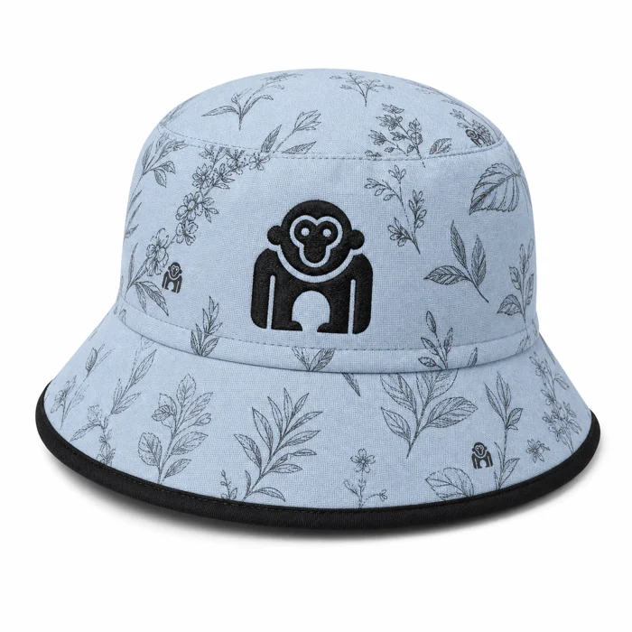 Floral cloche hat